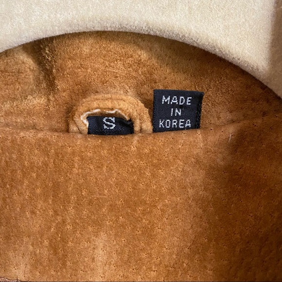 Vintage Brown Fringe Suede Leather Jacket - Picture 7 of 11